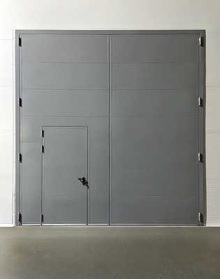 Огнестойкие ворота с дверью